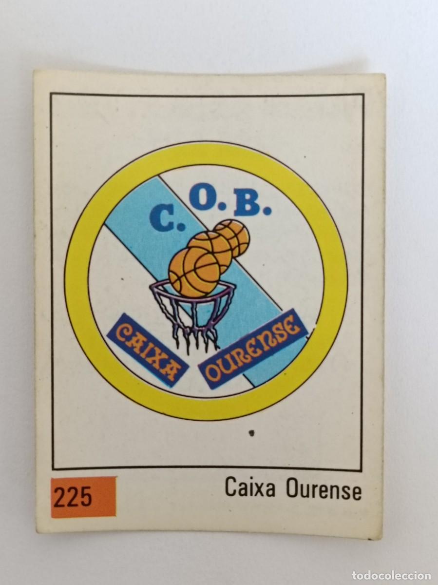 Coleccionismo deportivo: #225 ESCUDO (CAIXA OURENSE) LIGA ACB BASKET 90 PANINI