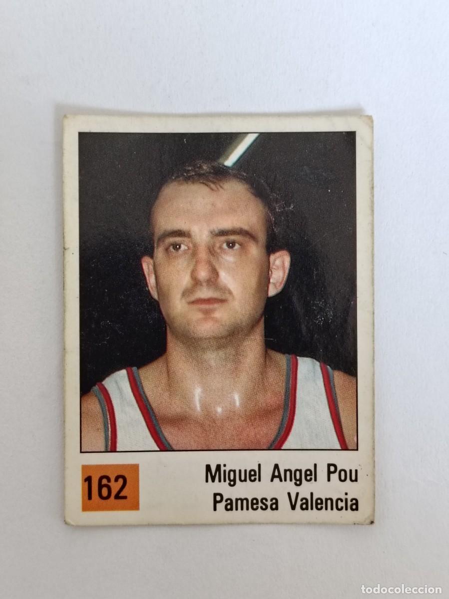 Coleccionismo deportivo: #162 MIGUEL ANGEL POU (PAMESA VALENCIA) LIGA ACB BASKET 90 PANINI