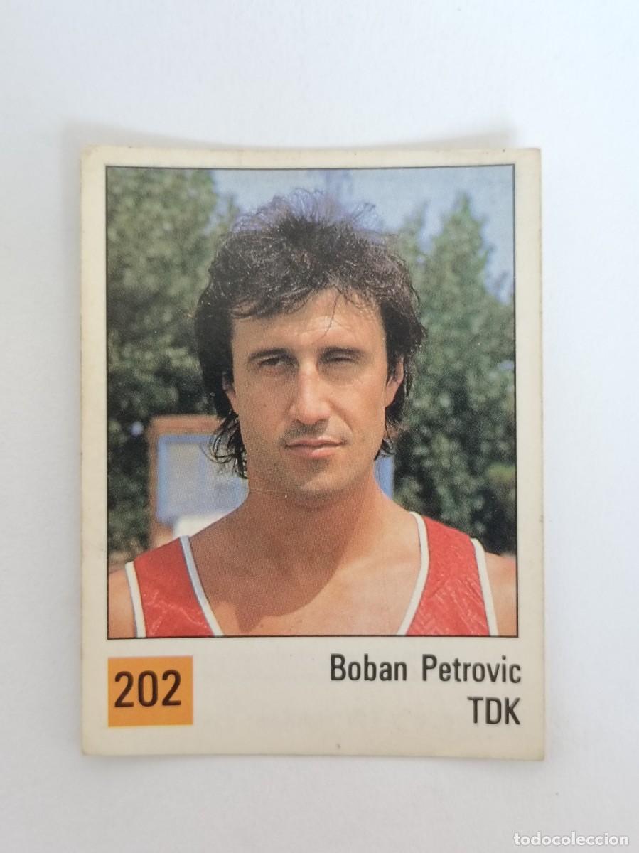 Coleccionismo deportivo: #202 BOBAN PETROVIC (TDK MANRESA) LIGA ACB BASKET 90 PANINI