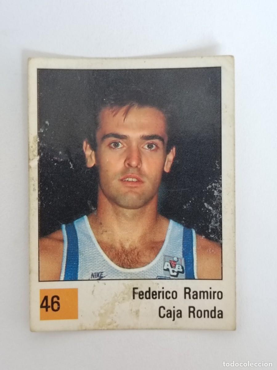 Coleccionismo deportivo: #46 FEDE RAMIRO (CAJA RONDA) LIGA ACB BASKET 90 PANINI