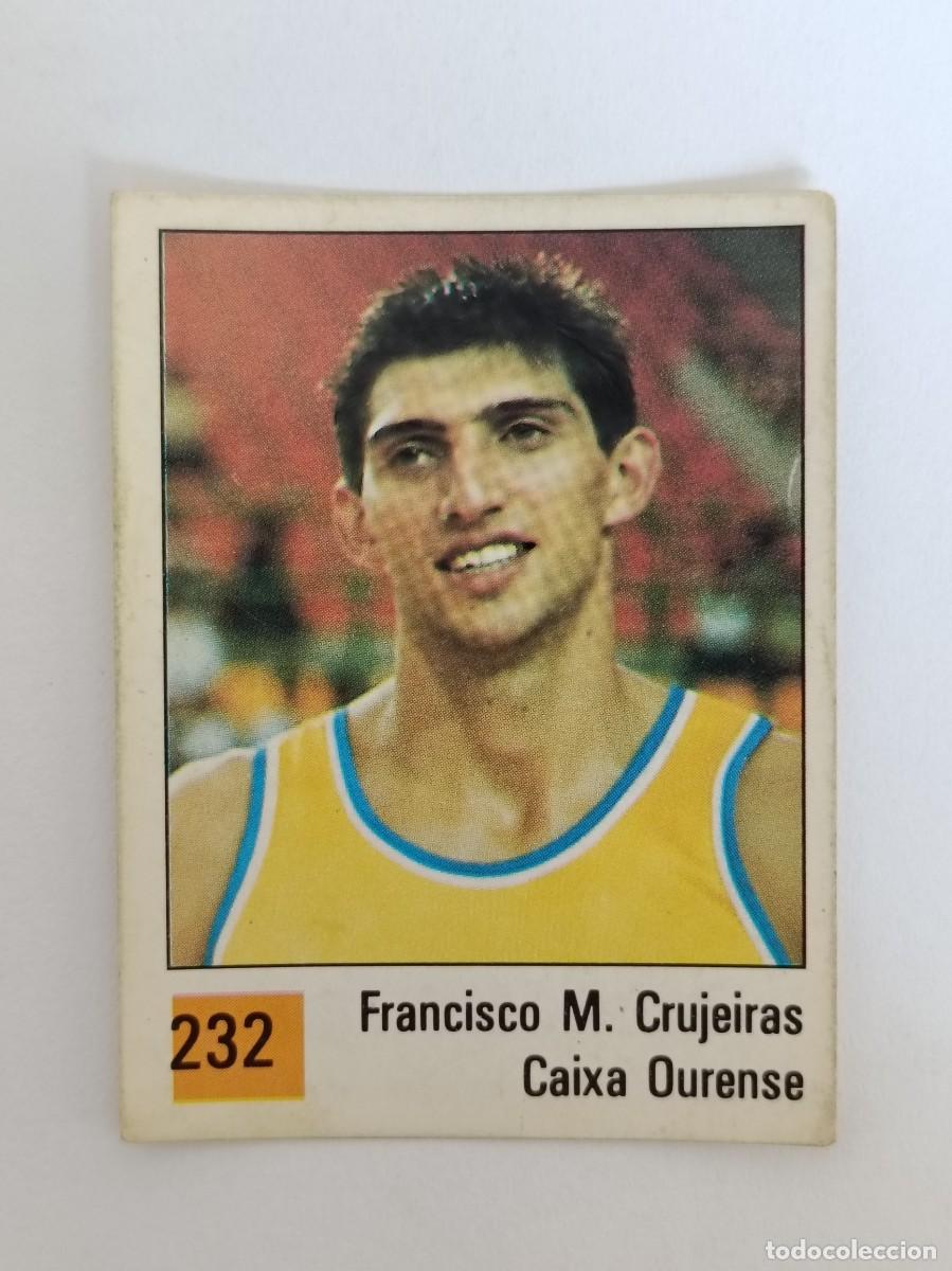 Coleccionismo deportivo: #232 FRANCISCO M. CRUJEIRAS (CAIXA OURENSE) LIGA ACB BASKET 90 PANINI