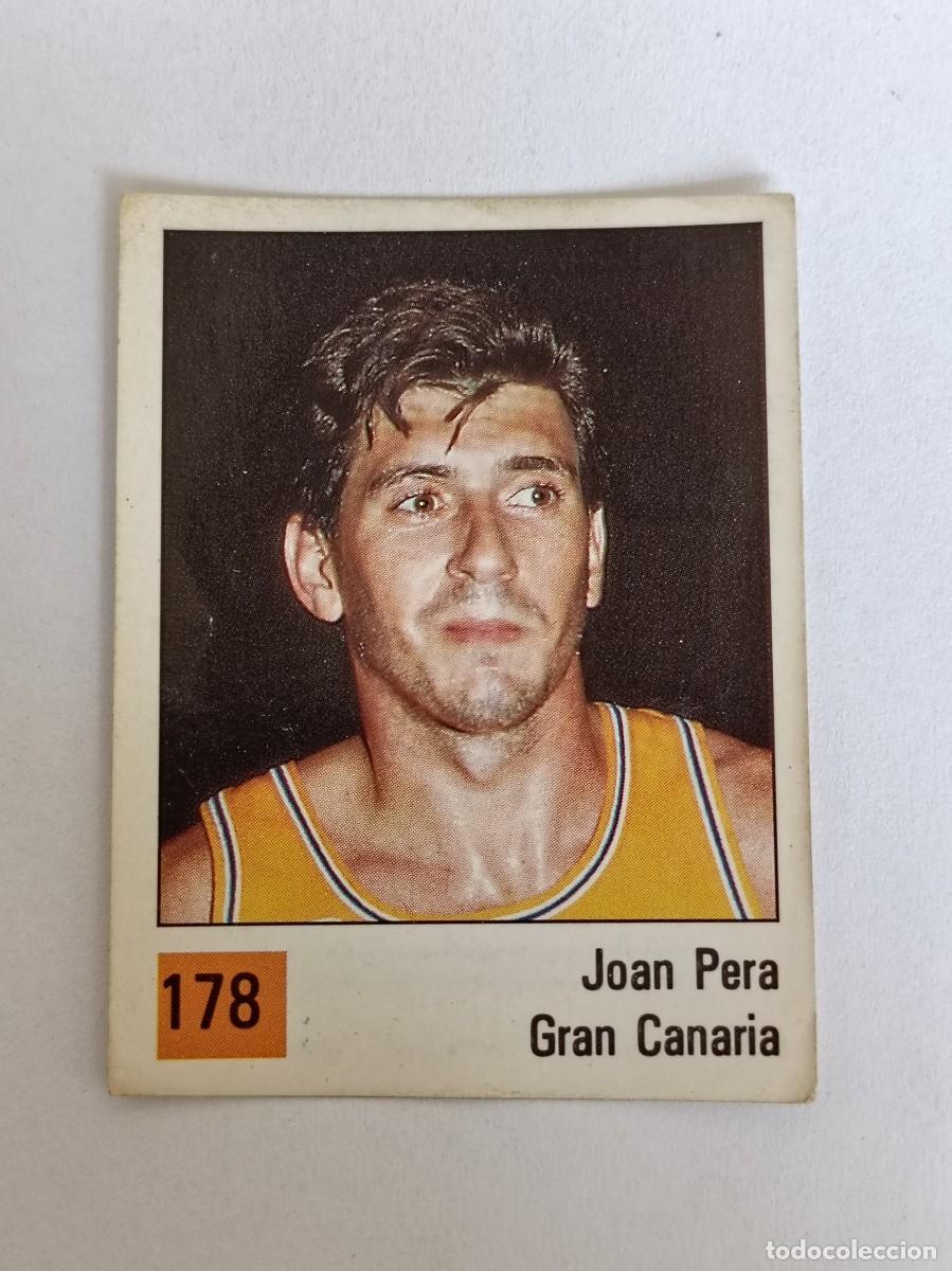 Coleccionismo deportivo: #178 JOAN PERA (GRAN CANARIA) LIGA ACB BASKET 90 PANINI