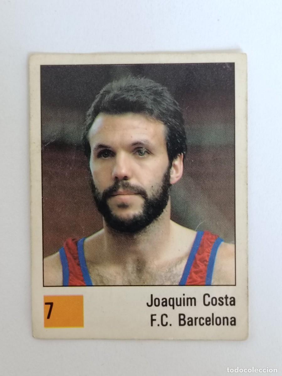 Coleccionismo deportivo: #7 JOAQUIM COSTA (F.C. BARCELONA) LIGA ACB BASKET 90 PANINI
