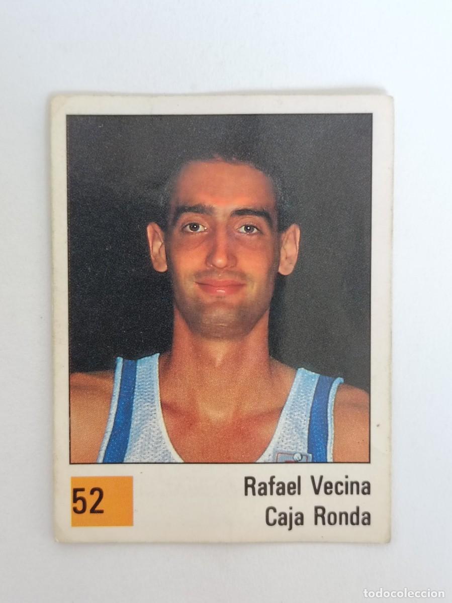 Coleccionismo deportivo: #52 RAFA VECINA (CAJA RONDA) LIGA ACB BASKET 90 PANINI
