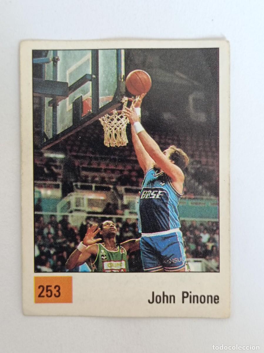 Coleccionismo deportivo: #253 JOHN PINONE (ESTUDIANTES) LIGA ACB BASKET 90 PANINI