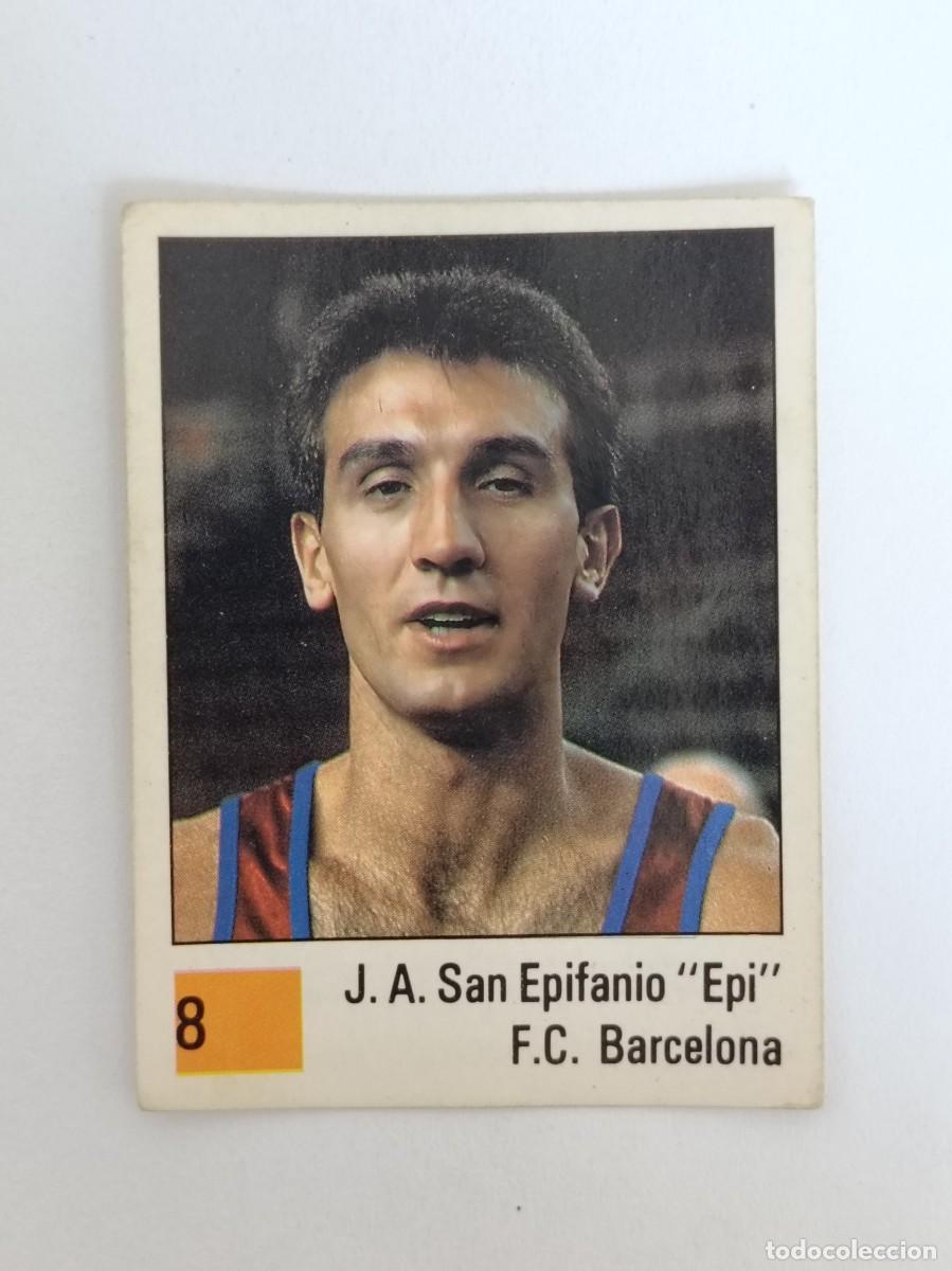 Coleccionismo deportivo: #8 J.A. SAN EPIFANIO EPI (F.C. BARCELONA) LIGA ACB BASKET 90 PANINI