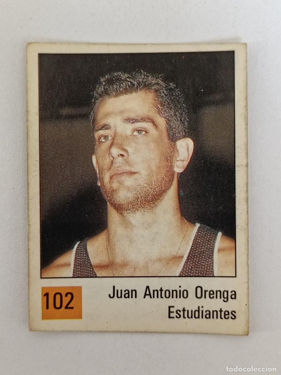 Coleccionismo deportivo: #102 JUAN ANTONIO ORENGA (ESTUDIANTES) LIGA ACB BASKET 90 PANINI