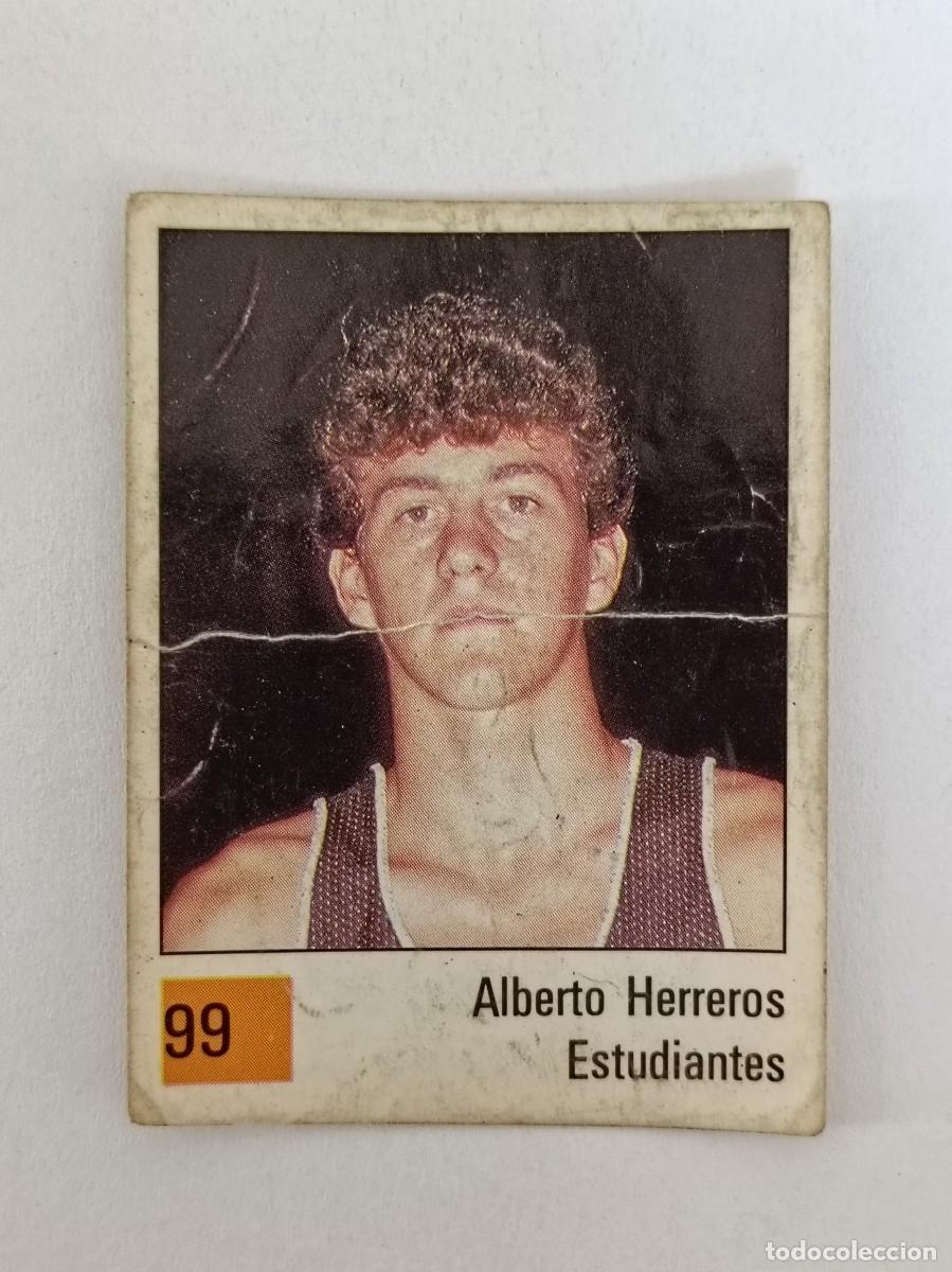 Coleccionismo deportivo: #99 ALBERTO HERREROS (ESTUDIANTES) LIGA ACB BASKET 90 PANINI