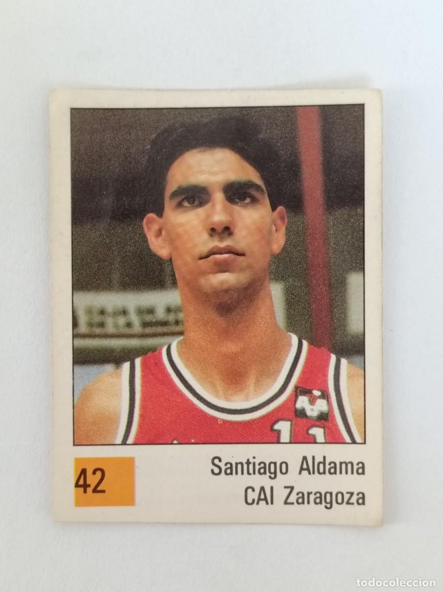 Coleccionismo deportivo: #42 SANTIAGO ALDAMA (CAI ZARAGOZA) LIGA ACB BASKET 90 PANINI