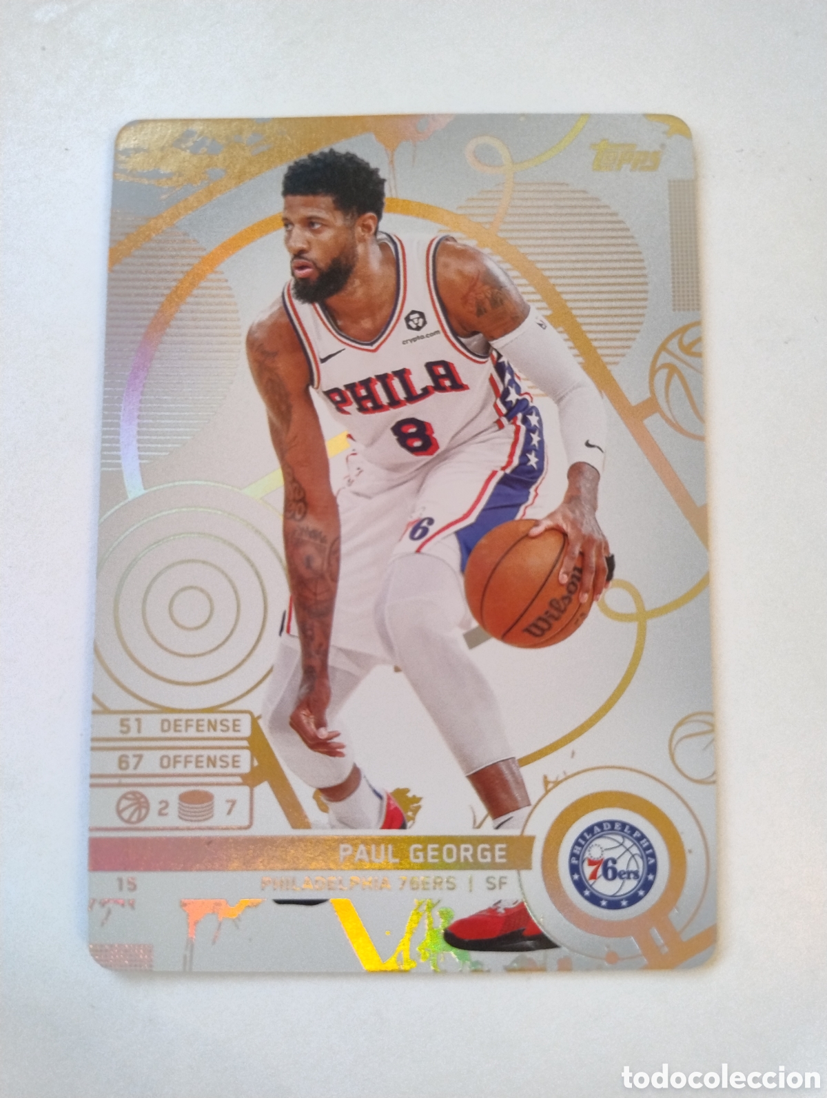 Coleccionismo deportivo: 15 - Paul George - Philadelphia 76ers - Topps Match Attax NBA 2026