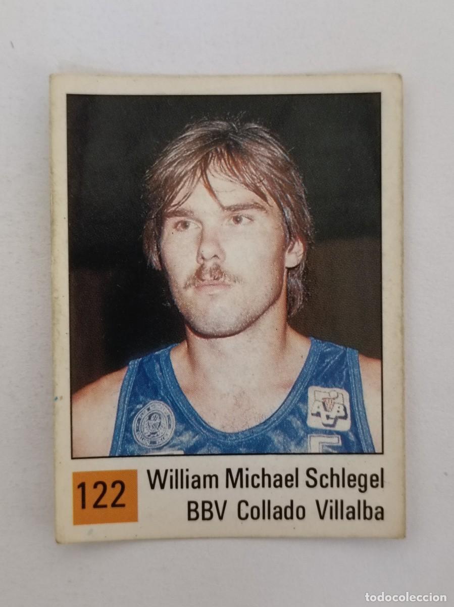 Sports collectibles: #122 WILLIAM MICHAEL SCHLEGEL (BBV COLLADO VILLALBA) LIGA ACB BASKET 90 PANINI