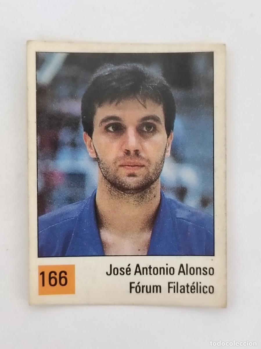Sports collectibles: #166 JOSE ANTONIO ALONSO (FORUM FILATELICO) LIGA ACB BASKET 90 PANINI