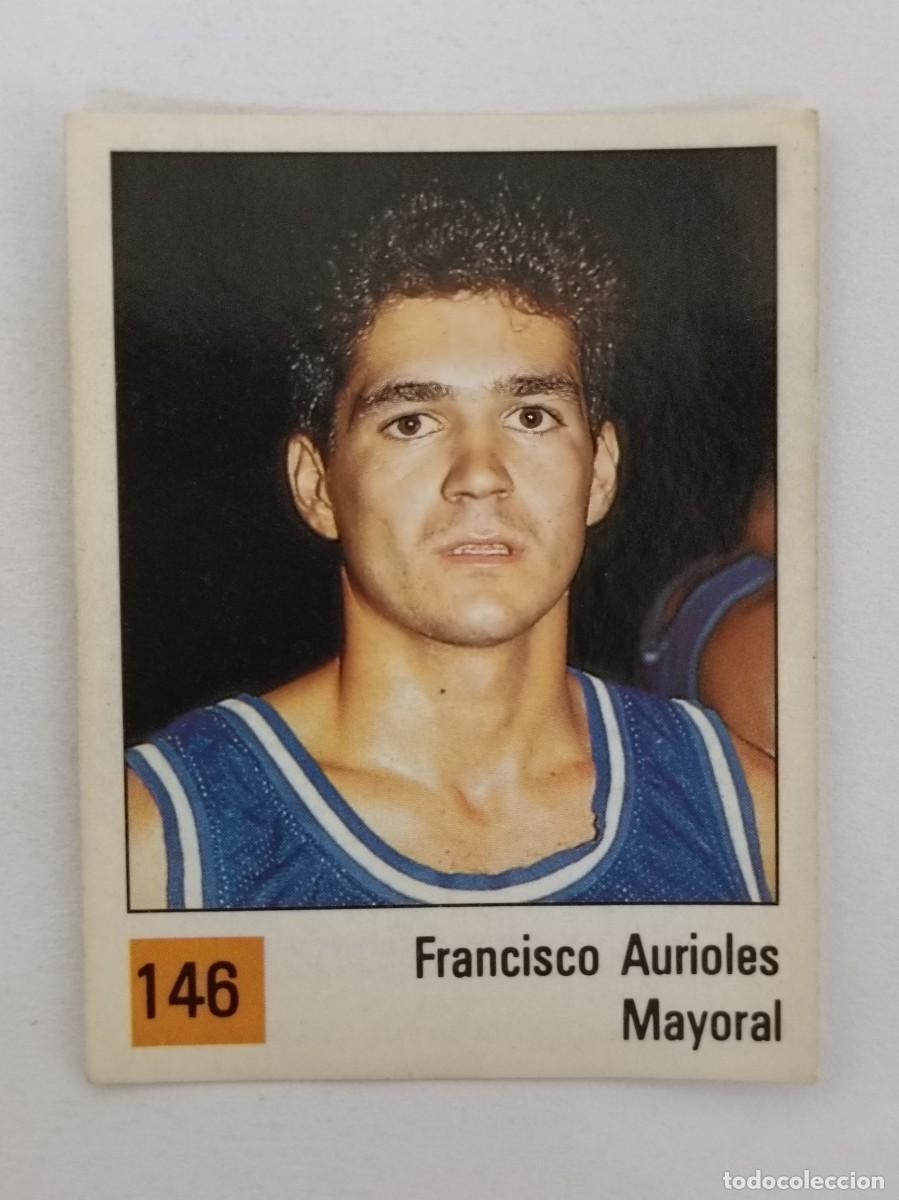 Sports collectibles: #146 FRANCISCO AURIOLES (MAYORAL MARISTAS) LIGA ACB BASKET 90 PANINI