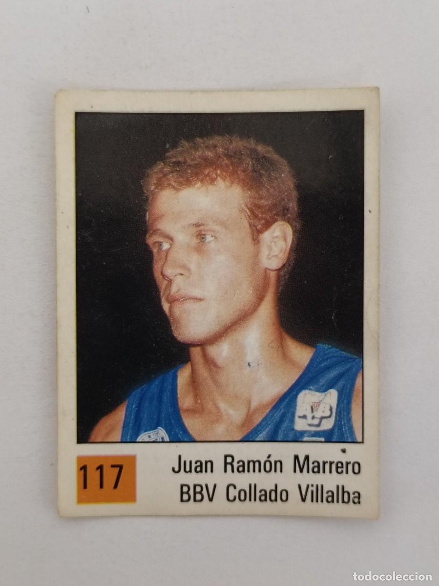 Coleccionismo deportivo: #117 JUAN RAMON MARRERO (BBV COLLADO VILLALBA) LIGA ACB BASKET 90 PANINI
