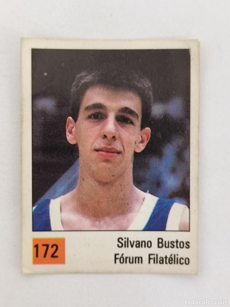 Coleccionismo deportivo: #172 SILVANO BUSTOS (FORUM FILATELICO) LIGA ACB BASKET 90 PANINI