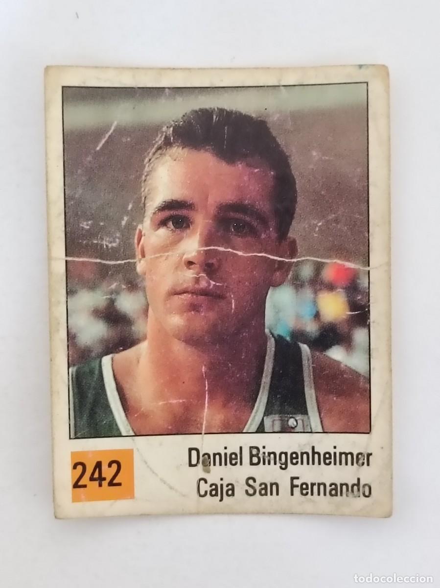 Coleccionismo deportivo: #242 DANIEL BINGENHEIMER (CAJA SAN FERNANDO) LIGA ACB BASKET 90 PANINI