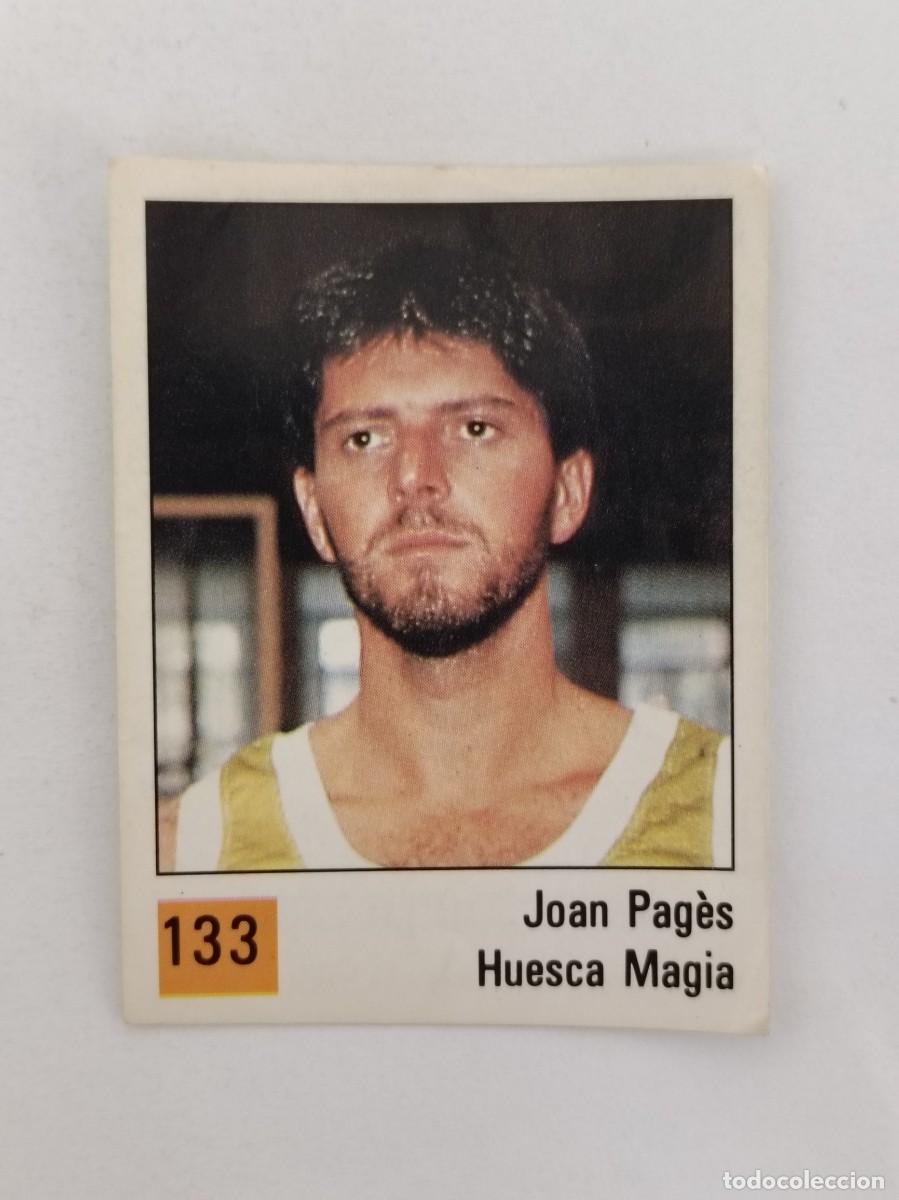 Coleccionismo deportivo: #133 JOAN PAGES (HUESCA MAGIA) LIGA ACB BASKET 90 PANINI