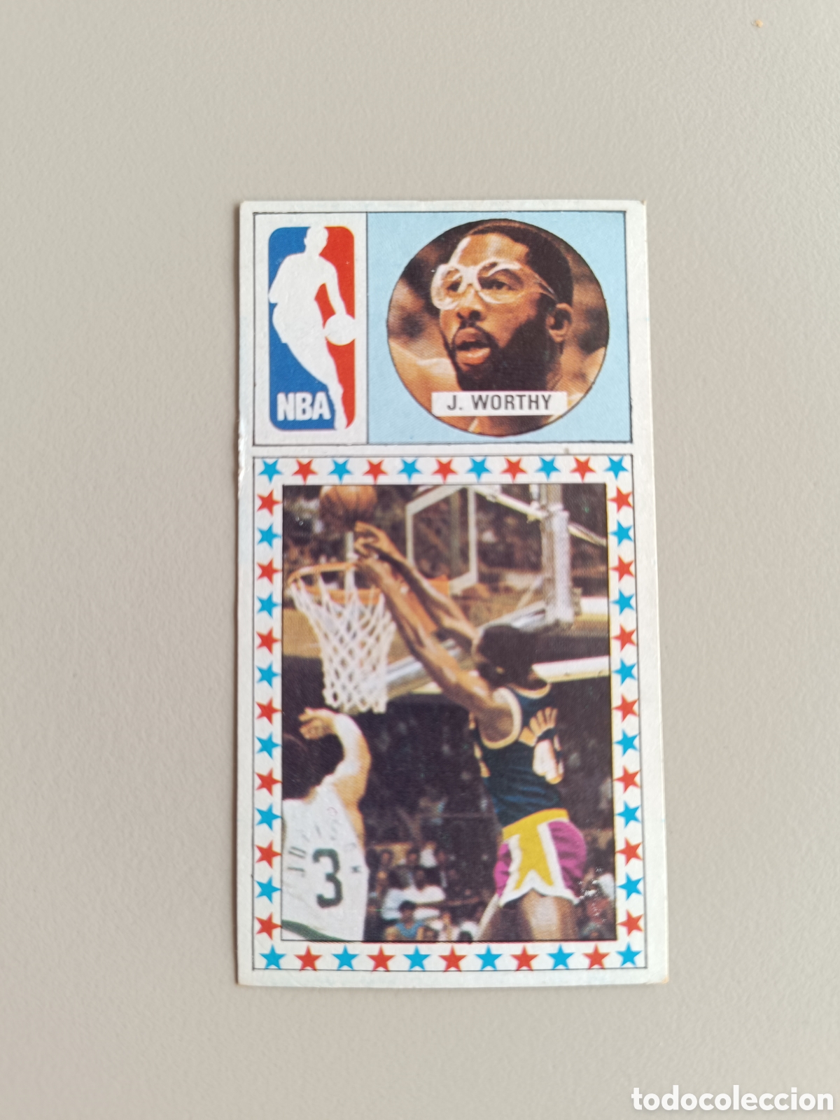 Coleccionismo deportivo: Cromo liga baloncesto 1986 - 1987 Worthy Lakers