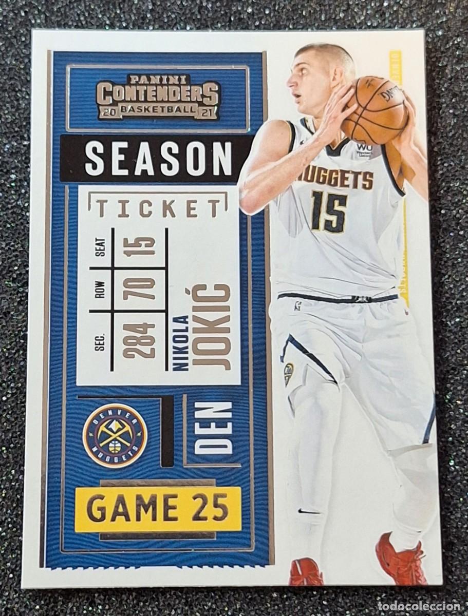 Coleccionismo deportivo: Nikola Jokic Denver Nuggets Panini Contenders Basketball