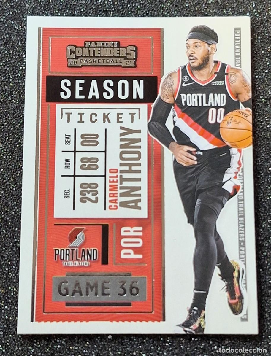Sammelleidenschaft Sport: Carmelo Anthony Portland Trail Blazers Panini Contenders Basketball