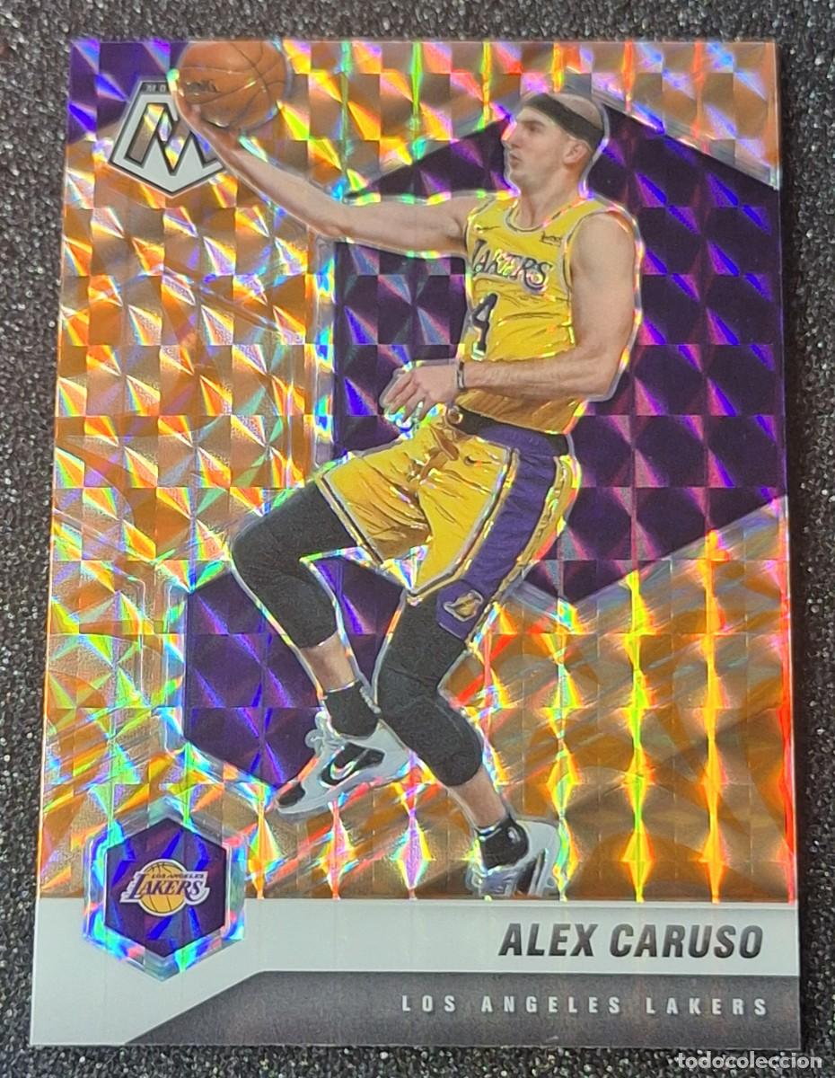 Coleccionismo deportivo: Alex Caruso Los Angeles Lakers Panini Mosaic Basketball Orange Reactive Prizm