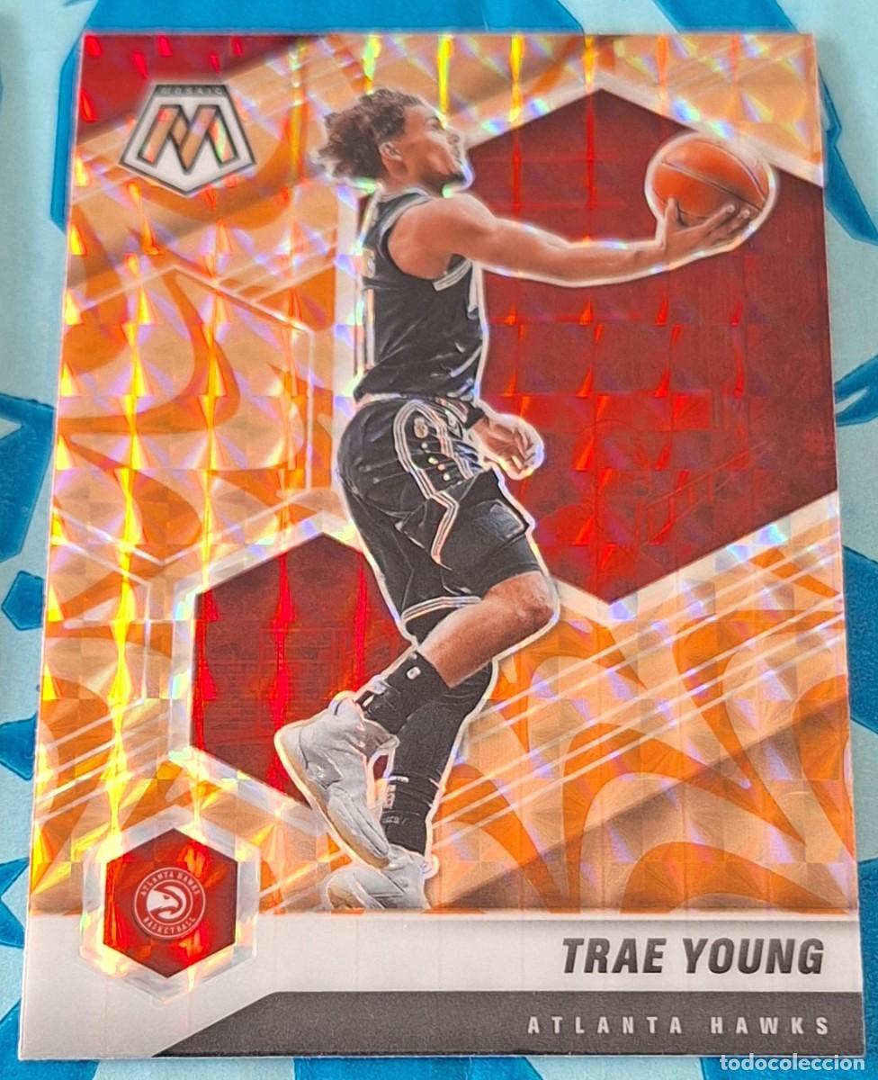 Coleccionismo deportivo: Trae Young Atlanta Hawks Panini Mosaic Basketball Orange Reactive Prizm