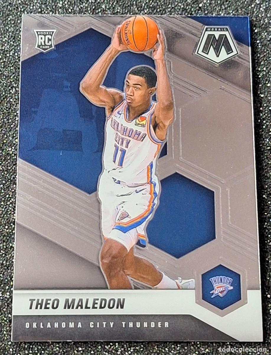 Coleccionismo deportivo: Theo Maledon Oklahoma City Thunder Panini Mosaic Basketball Rookie Rc
