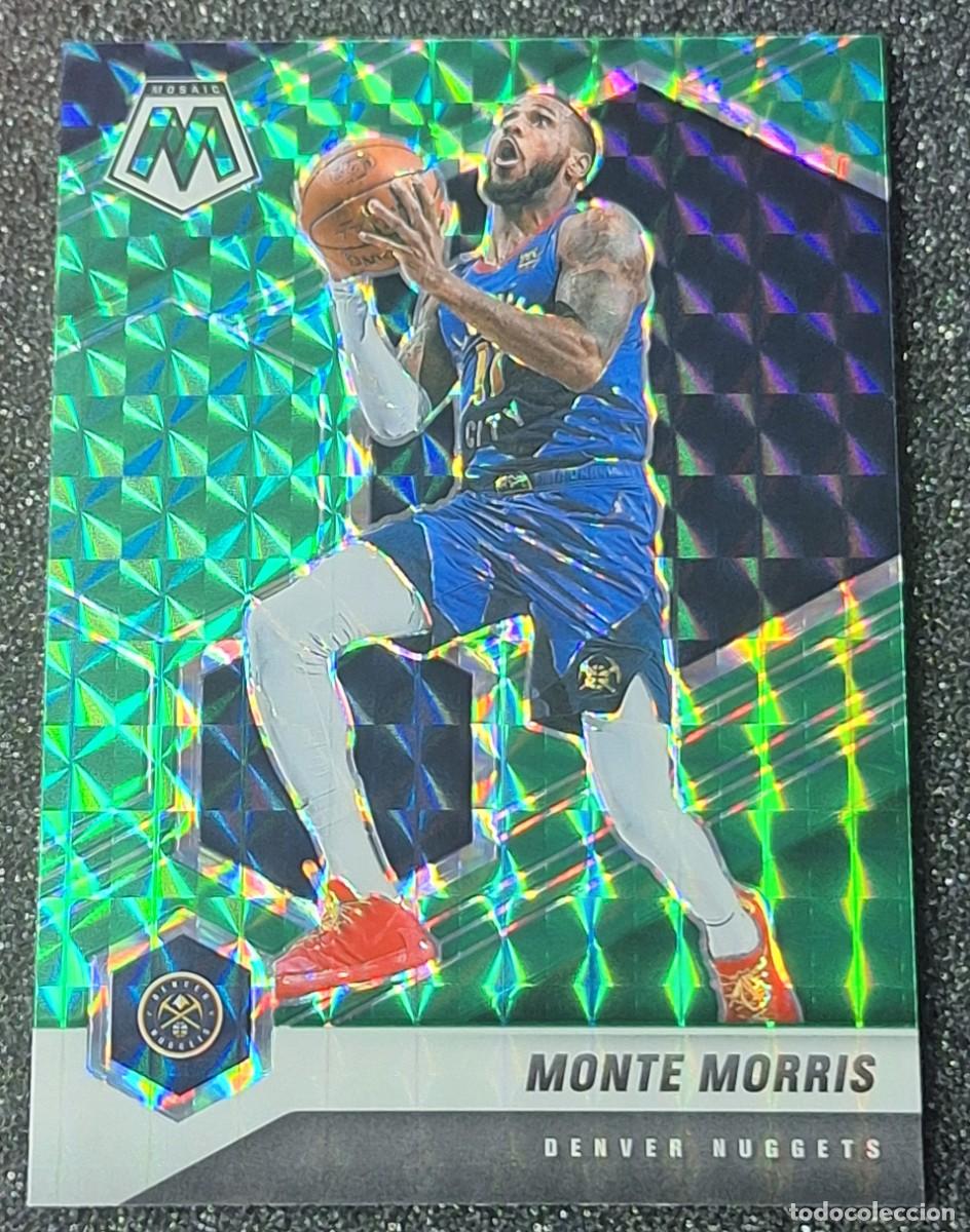 Coleccionismo deportivo: Monte Morris Denver Nuggets Panini Mosaic Basketball Green