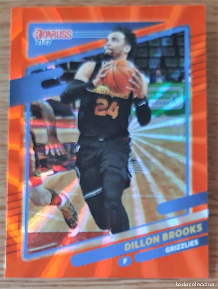 Coleccionismo deportivo: Dillon Brooks Memphis Grizzlies Panini Donruss Basketball Orange Laser