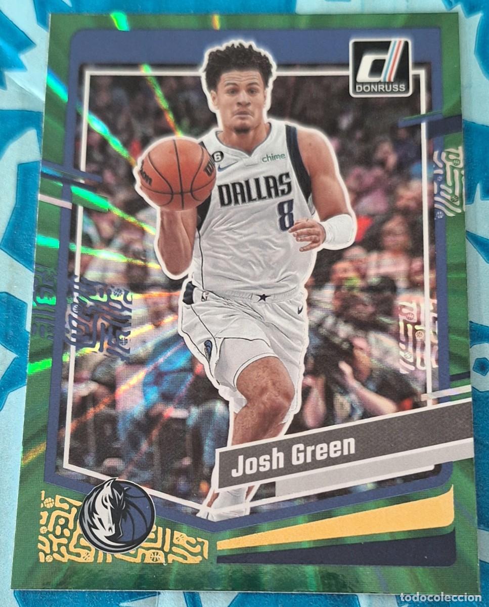 Coleccionismo deportivo: Josh Green Dallas Mavericks Panini Donruss Basketball Green Holo Laser
