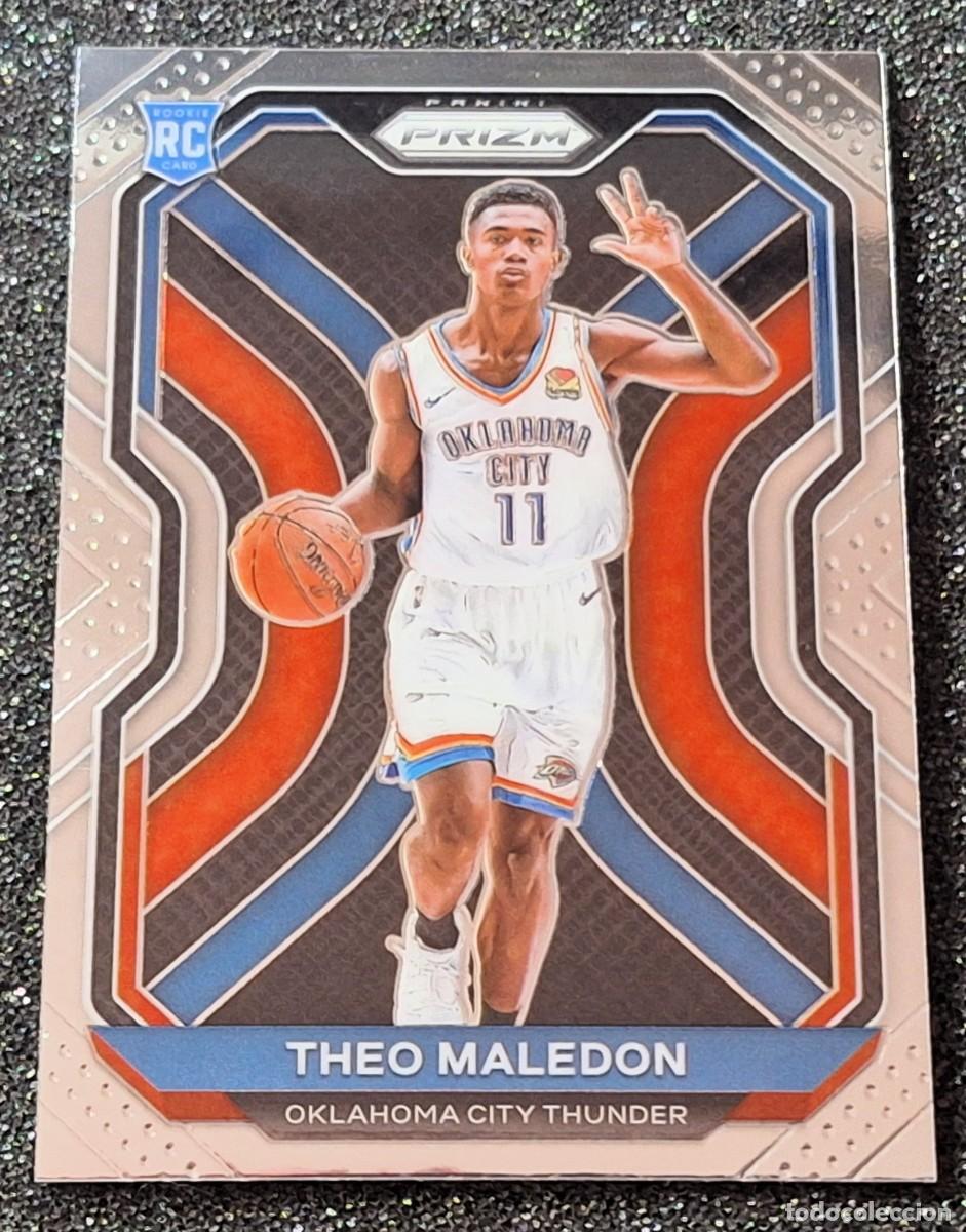 Coleccionismo deportivo: Theo Maledon Oklahoma City Thunder Panini Prizm Basketball Rookie RC