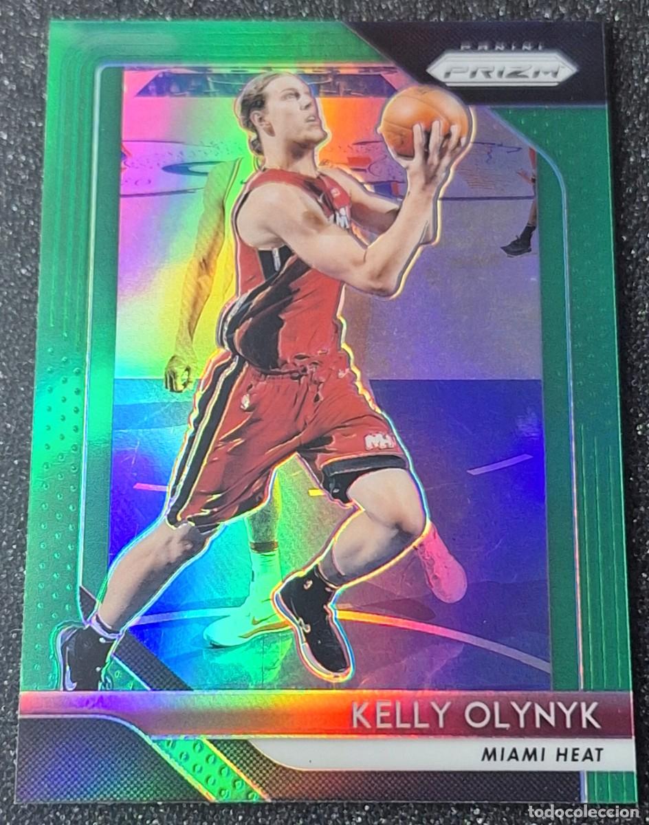 Coleccionismo deportivo: Kelly Olynyk Miami Heat Panini Prizm Basketball Green