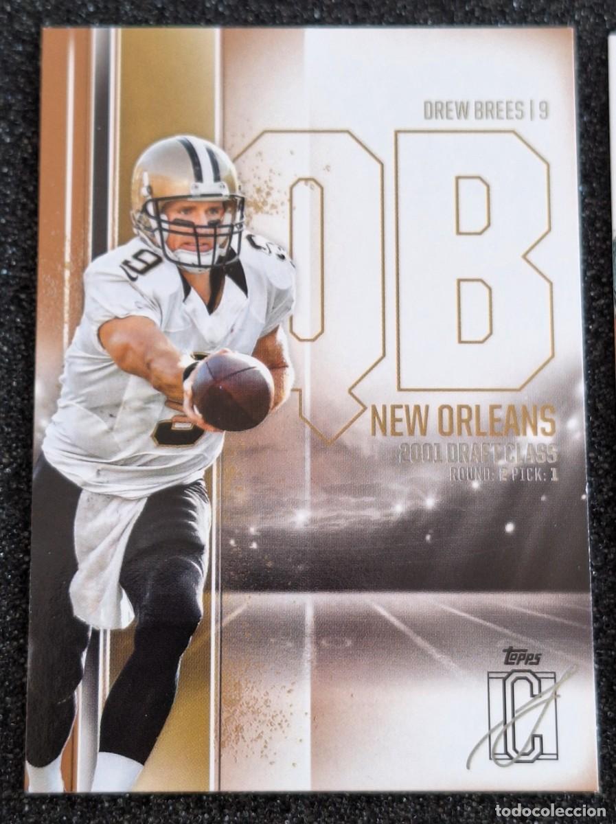 Coleccionismo deportivo: Drew Brees New Orleans Saints Topps Football NFL 2025 Bronze