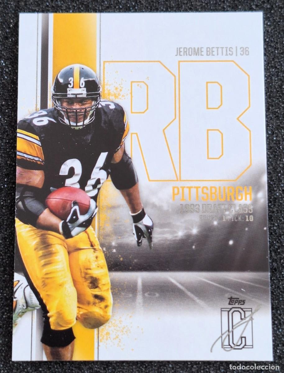 Coleccionismo deportivo: Jerome Bettis Pittsburgh Steelers Topps Football NFL 2025