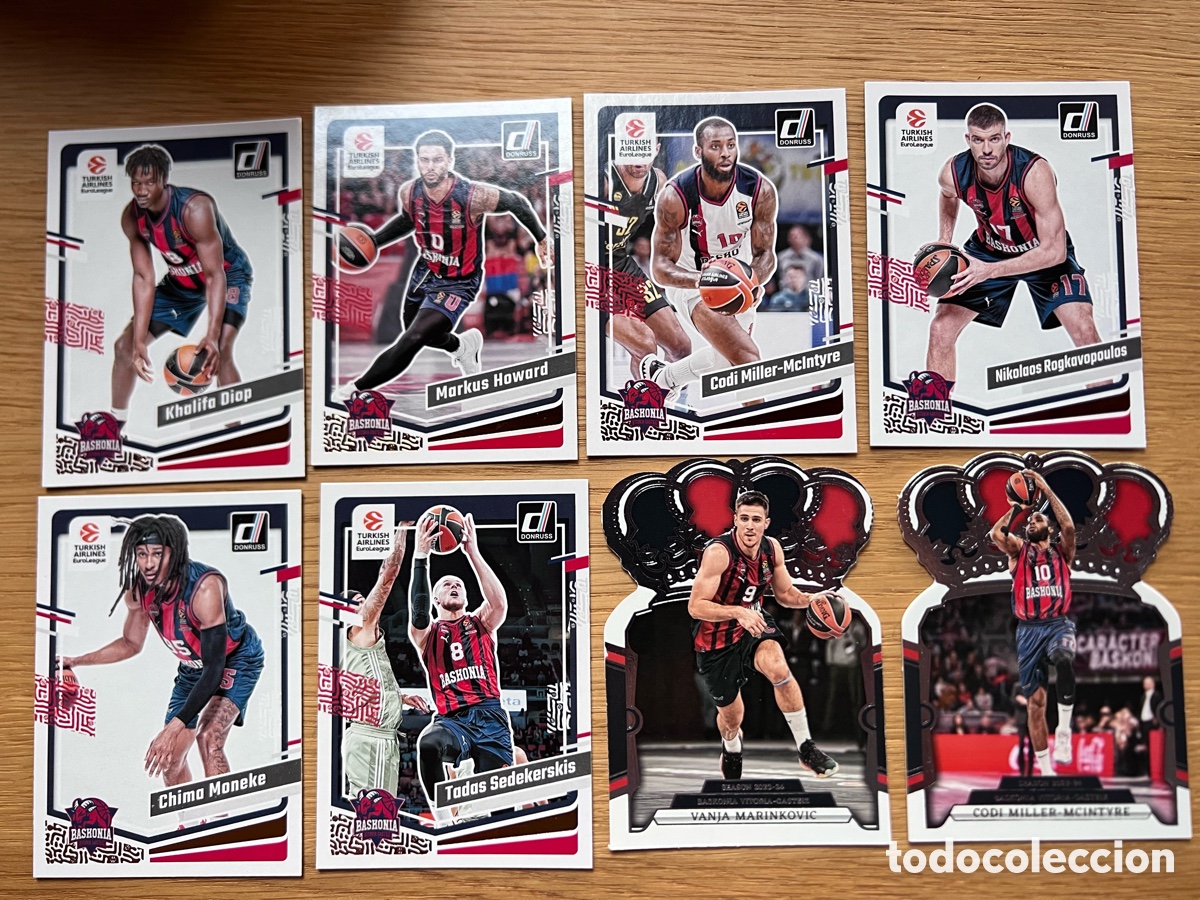 Coleccionismo deportivo: Lote cards Euroleague Baskonia (cromos baloncesto Euroliga)