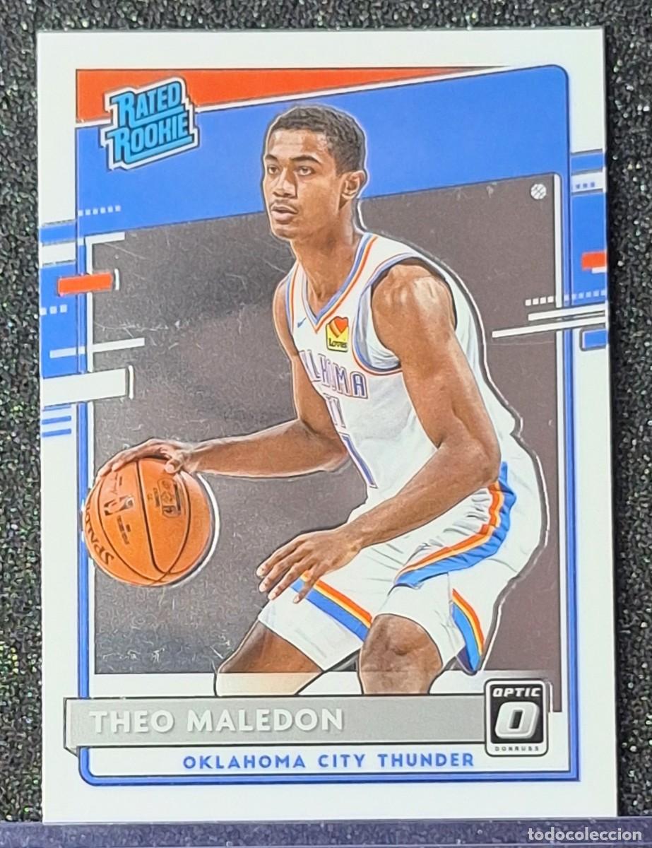 Coleccionismo deportivo: Theo Maledon Oklahoma City Thunder Panini Donruss Optic Basketball Rated Rookie Rc