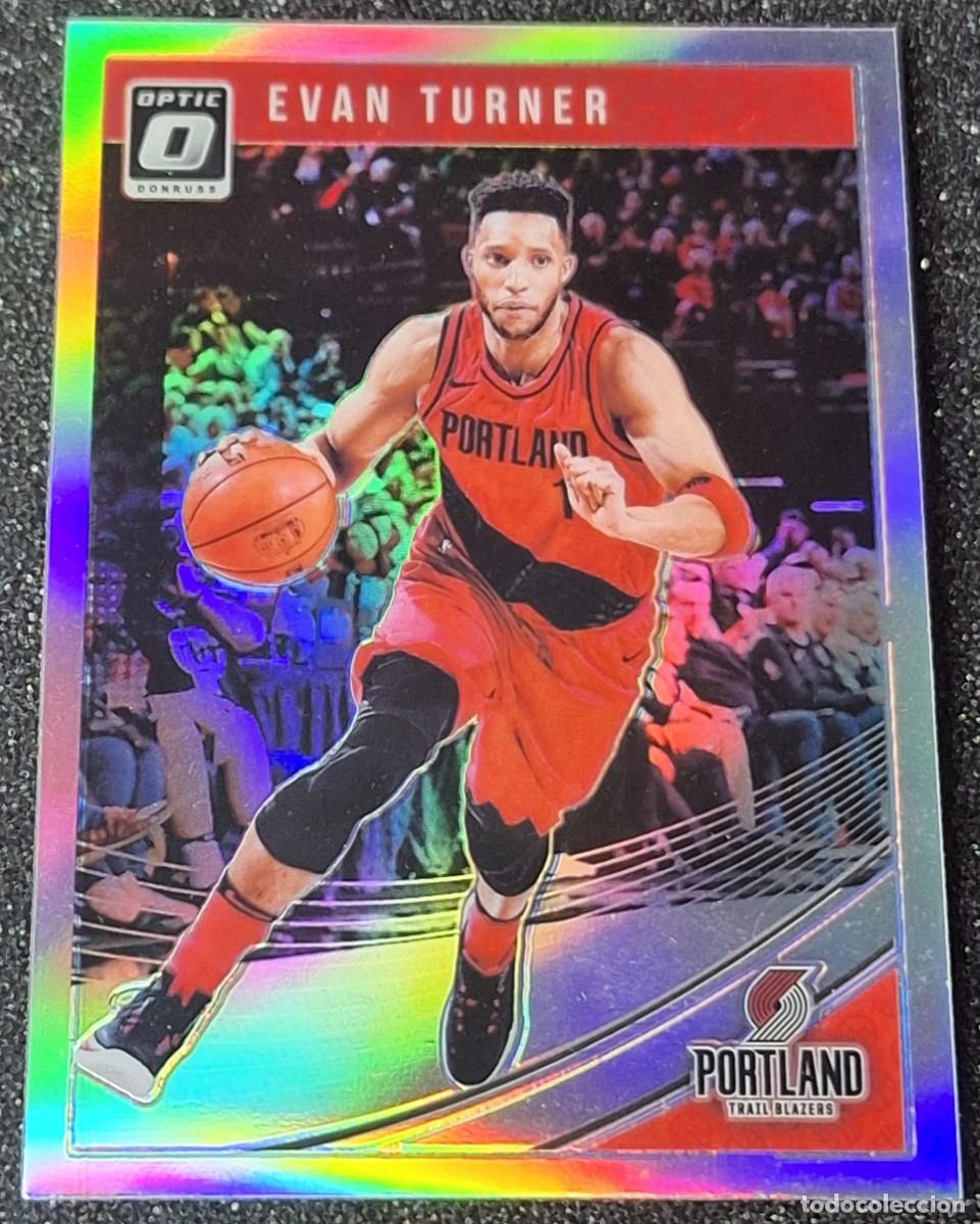 Coleccionismo deportivo: Evan Turner Portland Trail Blazers Panini Donruss Optic Basketball Holo