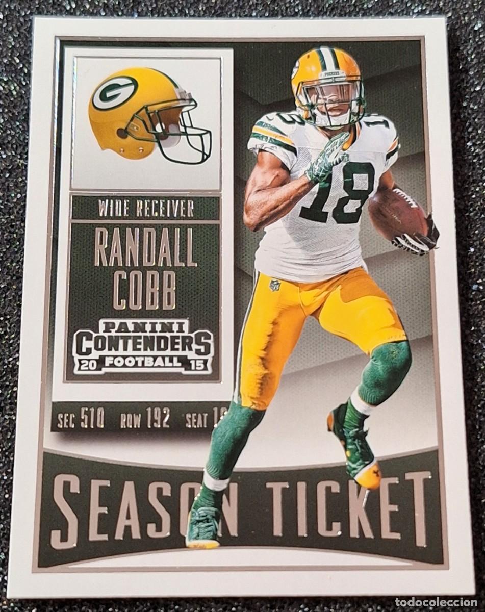 Coleccionismo deportivo: Randall Cobb Green Bay Packers Panini Contenders Football NFL