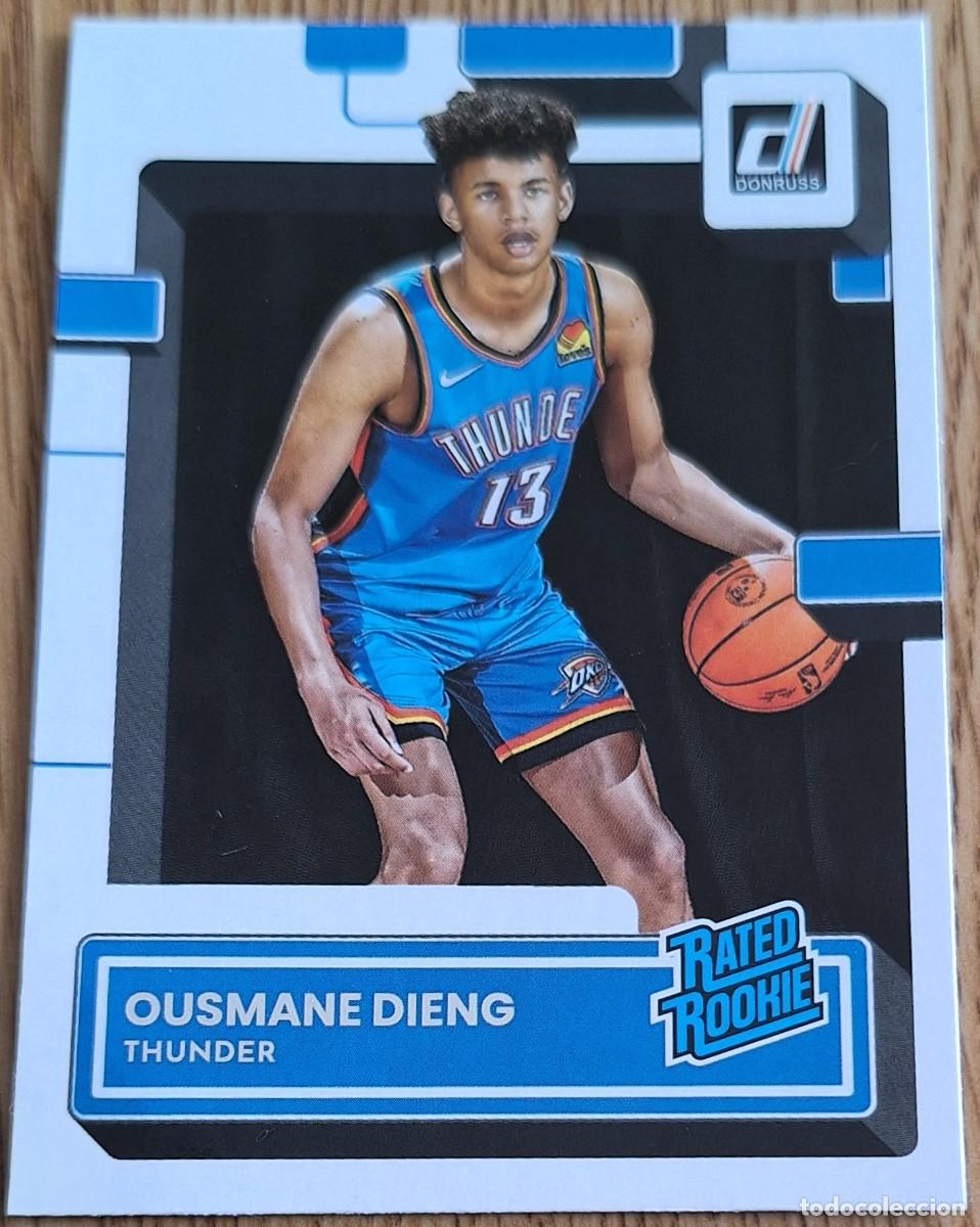 Coleccionismo deportivo: Ousmane Dieng Oklahoma City Thunder Panini Donruss Basketball Rated Rookie RC