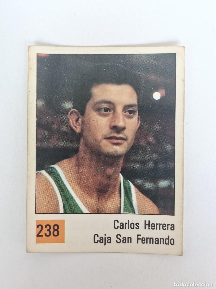 Coleccionismo deportivo: #238 CARLOS HERRERA (CAJA SAN FERNANDO) LIGA ACB BASKET 90 PANINI