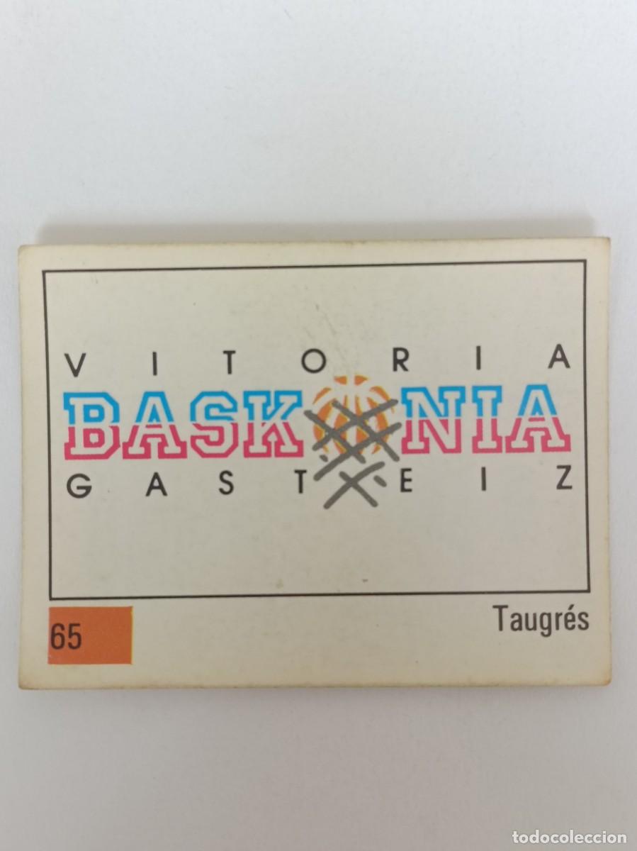 Coleccionismo deportivo: #65 ESCUDO (TAUGRES) LIGA ACB BASKET 90 PANINI