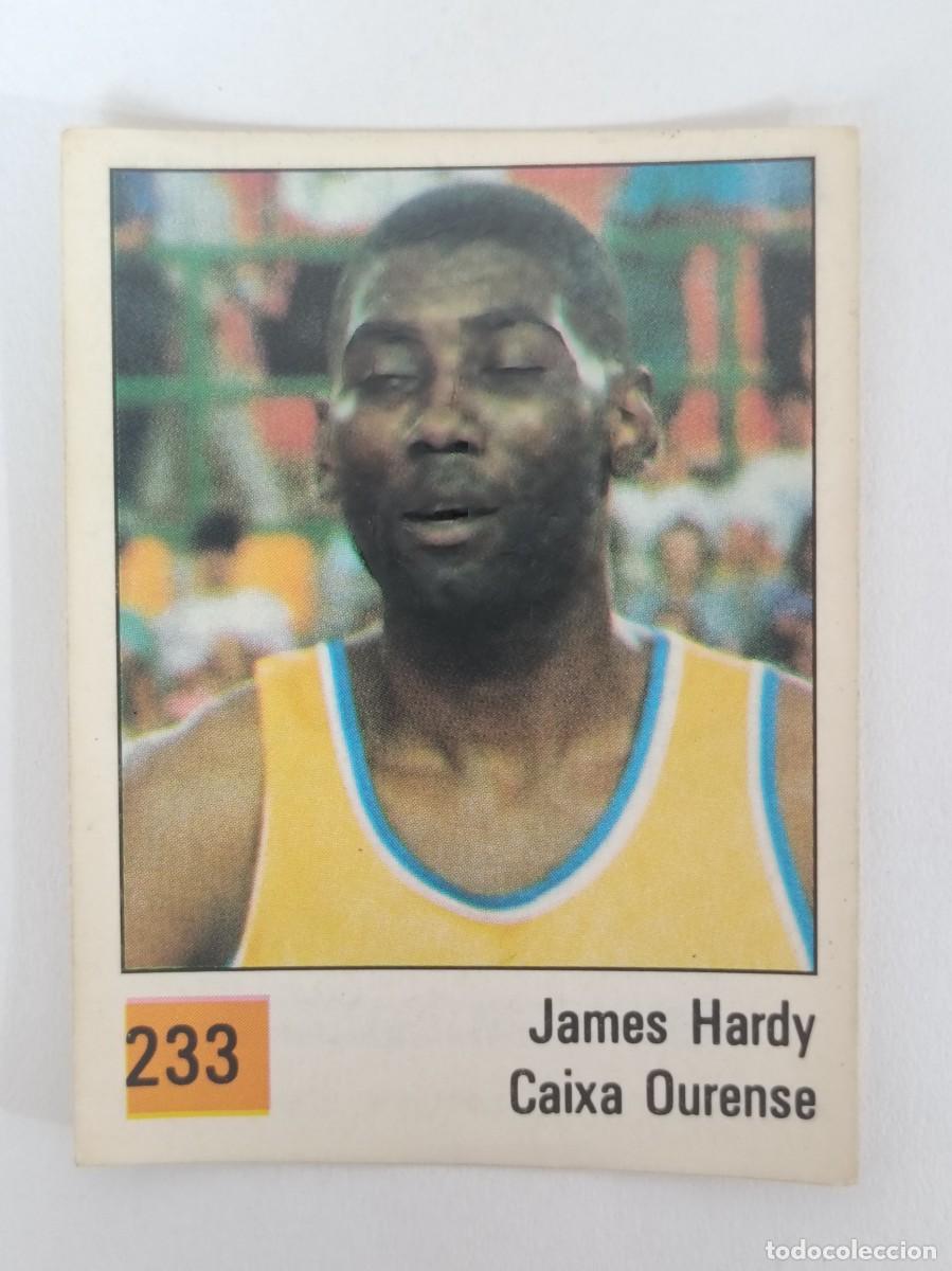 Coleccionismo deportivo: #233 JAMES HARDY (CAIXA OURENSE) LIGA ACB BASKET 90 PANINI