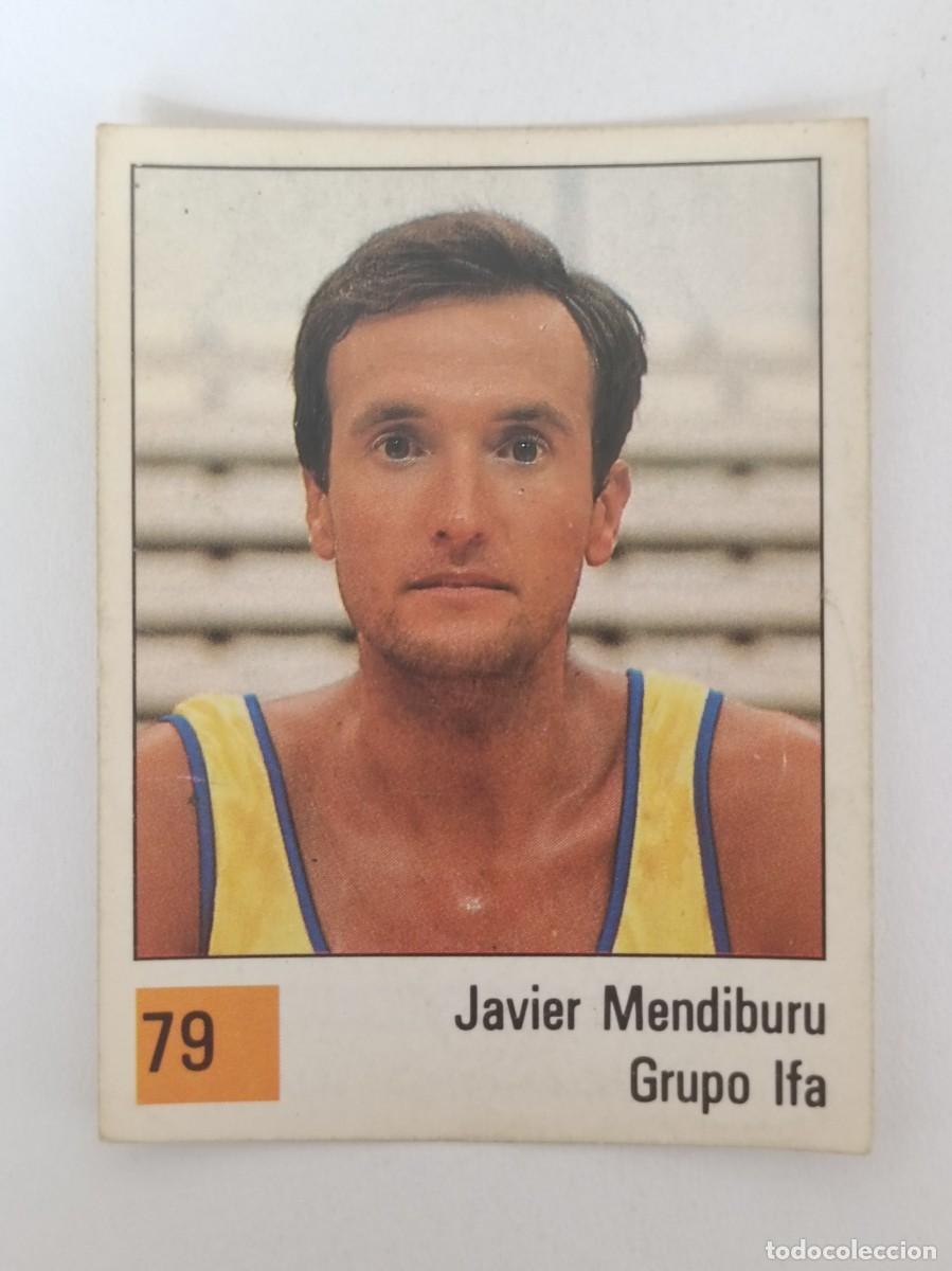 Sammelleidenschaft Sport: #79 JAVIER MENDIBURU (GRUPO IFA) LIGA ACB BASKET 90 PANINI