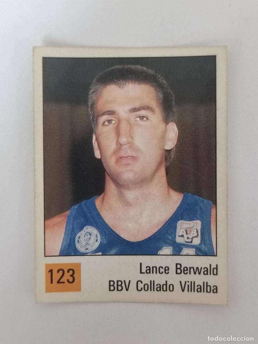 Coleccionismo deportivo: #123 LANCE BERWALD (BBV COLLADO VILLALBA) LIGA ACB BASKET 90 PANINI