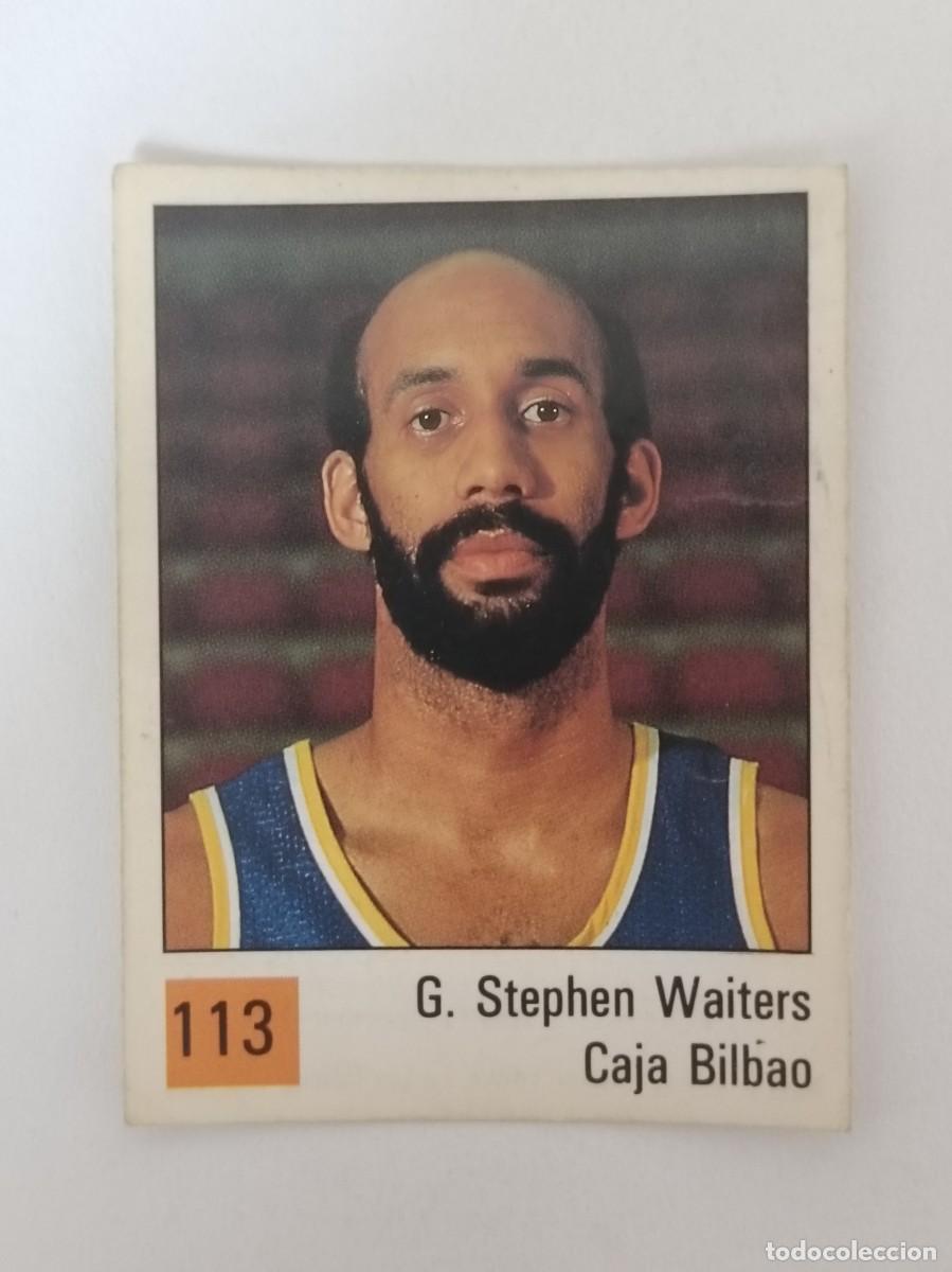 Coleccionismo deportivo: #113 G. STEPHEN WAITERS (CAJA BILBAO) LIGA ACB BASKET 90 PANINI