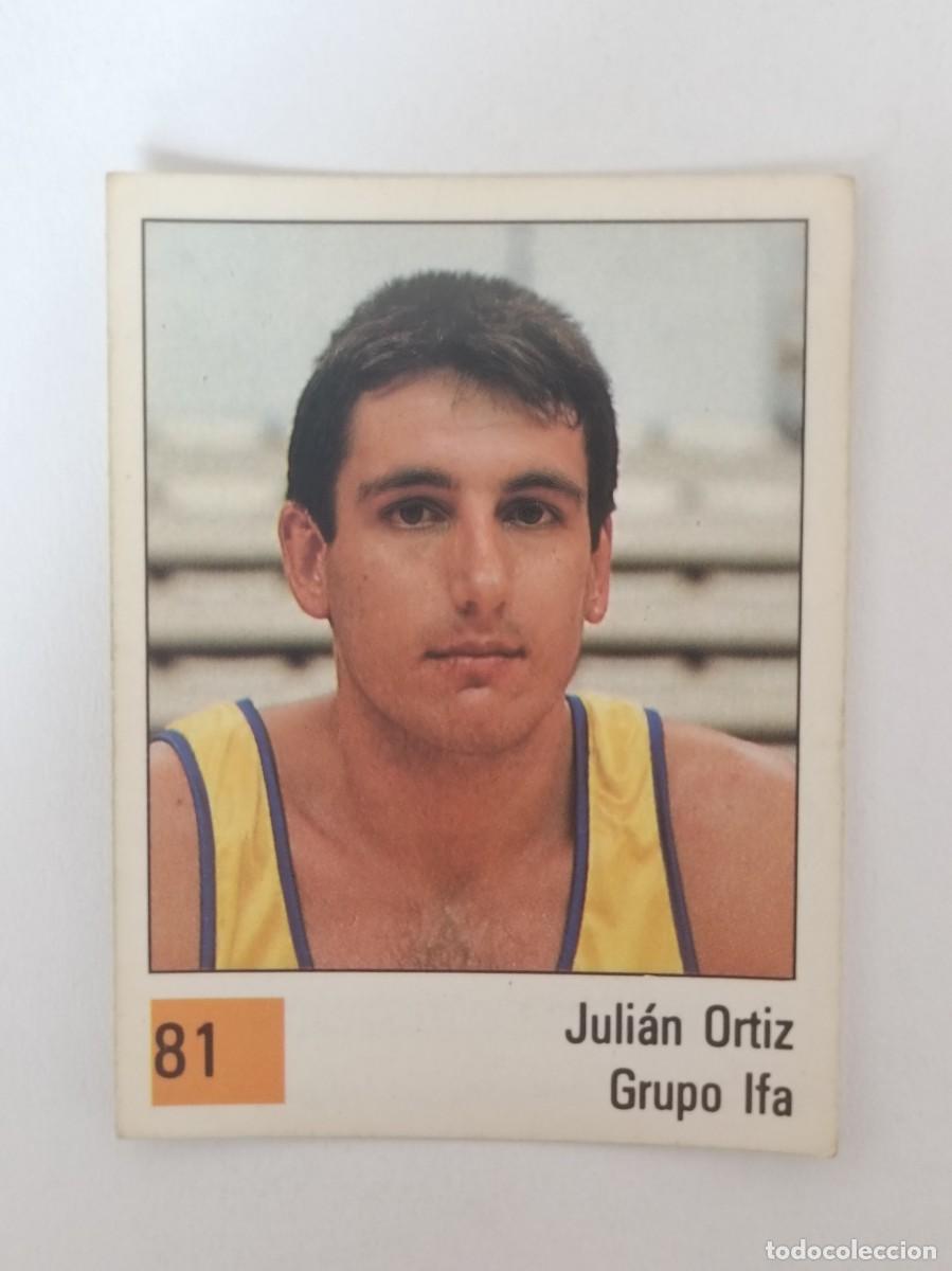 Coleccionismo deportivo: #81 JULIAN ORTIZ (GRUPO IFA) LIGA ACB BASKET 90 PANINI
