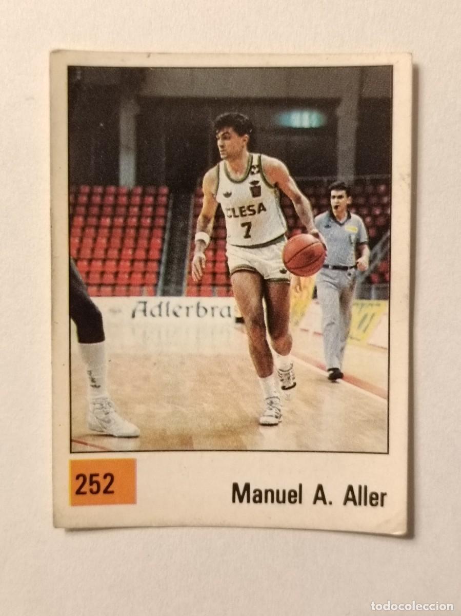 Coleccionismo deportivo: #252 MANUEL A. ALLER (CLESA FERROL) LIGA ACB BASKET 90 PANINI