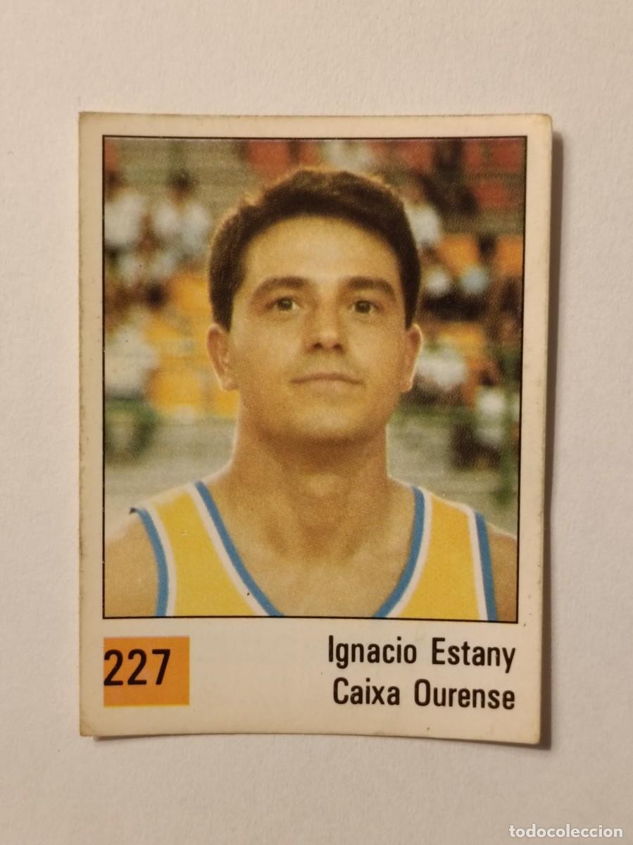 Coleccionismo deportivo: #227 IGNACIO ESTANY (CAIXA OURENSE) LIGA ACB BASKET 90 PANINI
