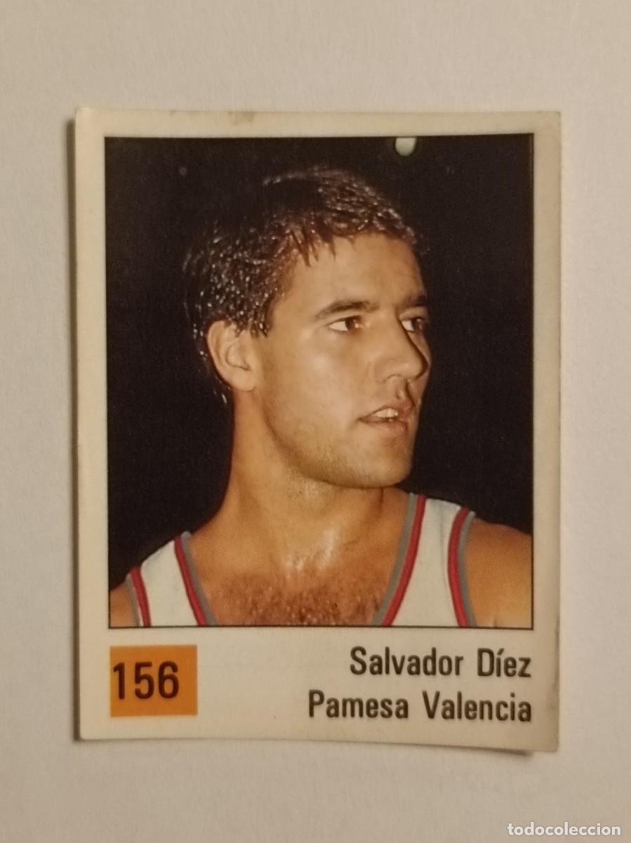 Coleccionismo deportivo: #156 SALVADOR DIEZ (PAMESA VALENCIA) LIGA ACB BASKET 90 PANINI