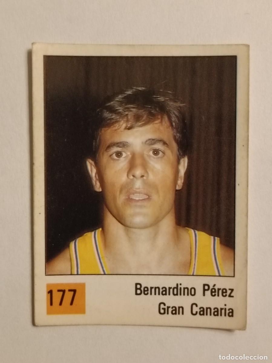 Coleccionismo deportivo: #177 BERNARDINO PEREZ (GRAN CANARIA) LIGA ACB BASKET 90 PANINI